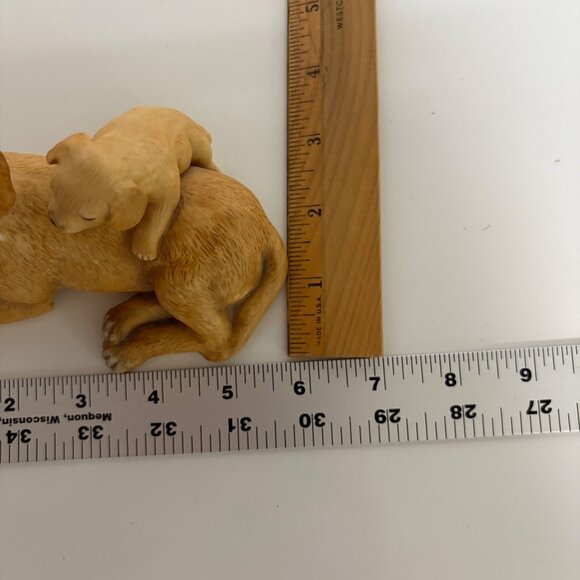 Homco Golden Retriever Mother and Puppy Figurine 5.5inx3in Vintage Porcelain 147 - Picture 6 of 7